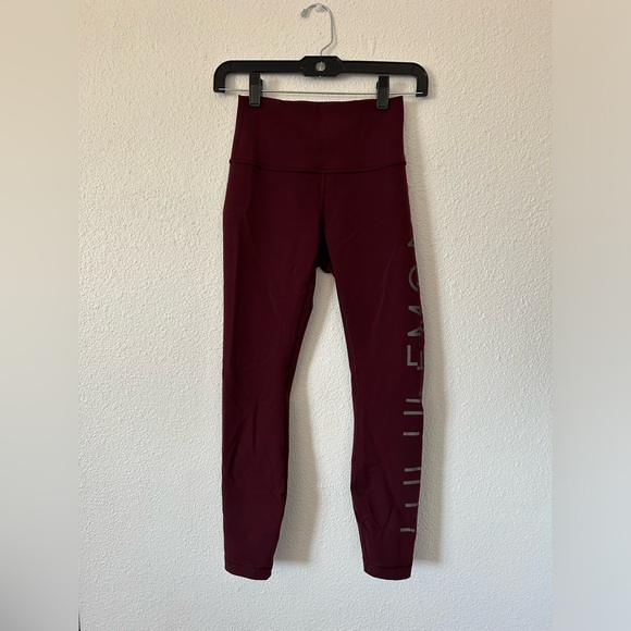 Lululemon Wunder Under High-Rise Tight 25" *Lunar New Year Garnet  Sz 4 - Picture 4 of 9